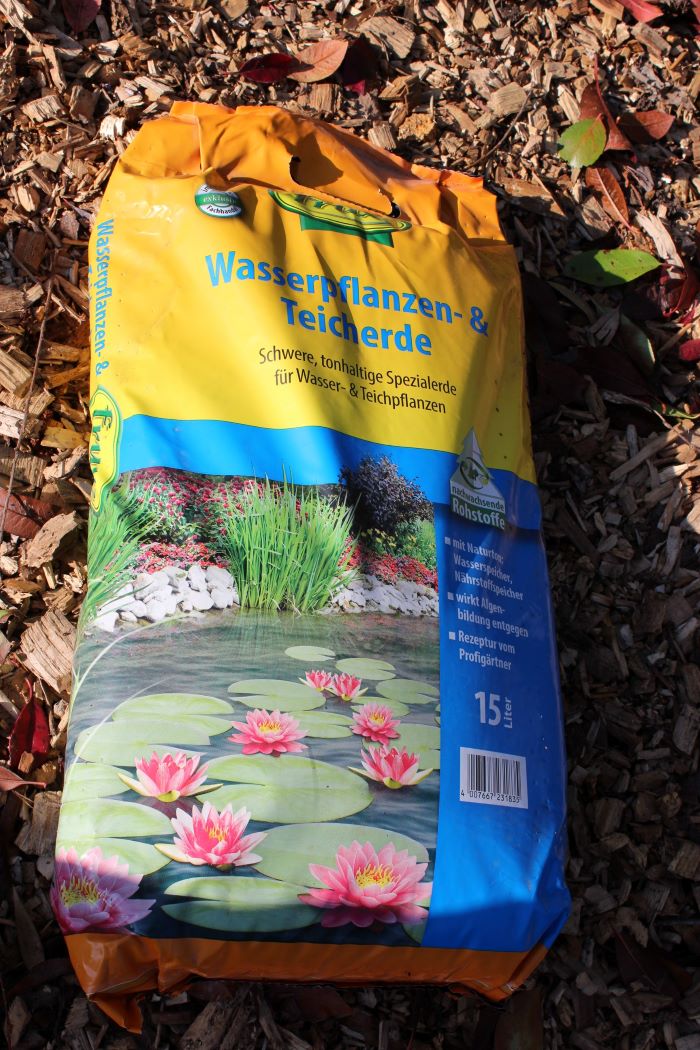 Teicherde-3 Wasserpflanzen- und Teicherde 15L