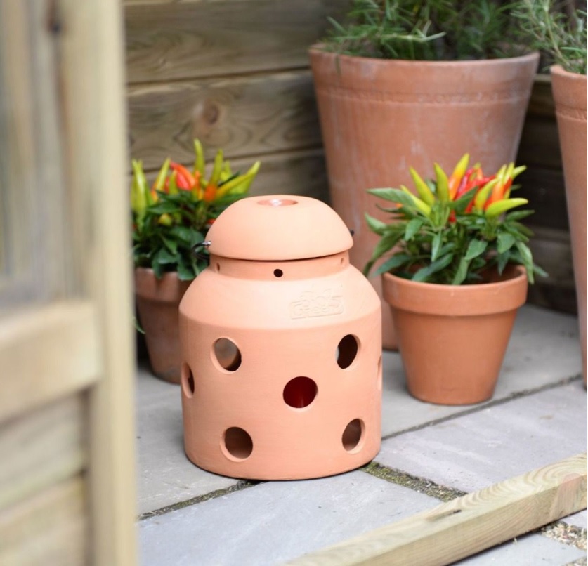 Kerzenheizung-BioGreen Terracotta Heizung inklusive Biokerze