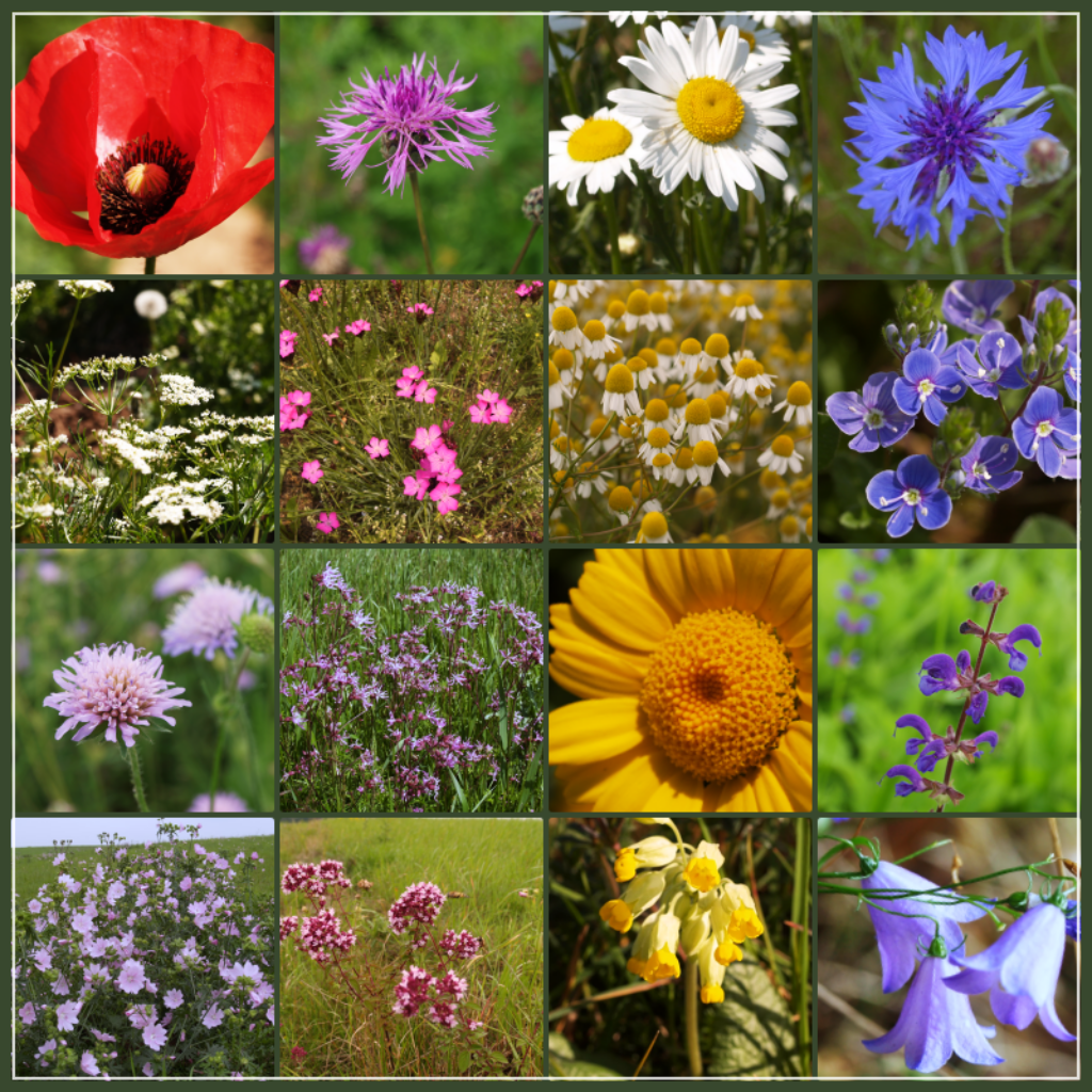 collage-wiesentraum Bienenfreundliche Saatgut Mischung