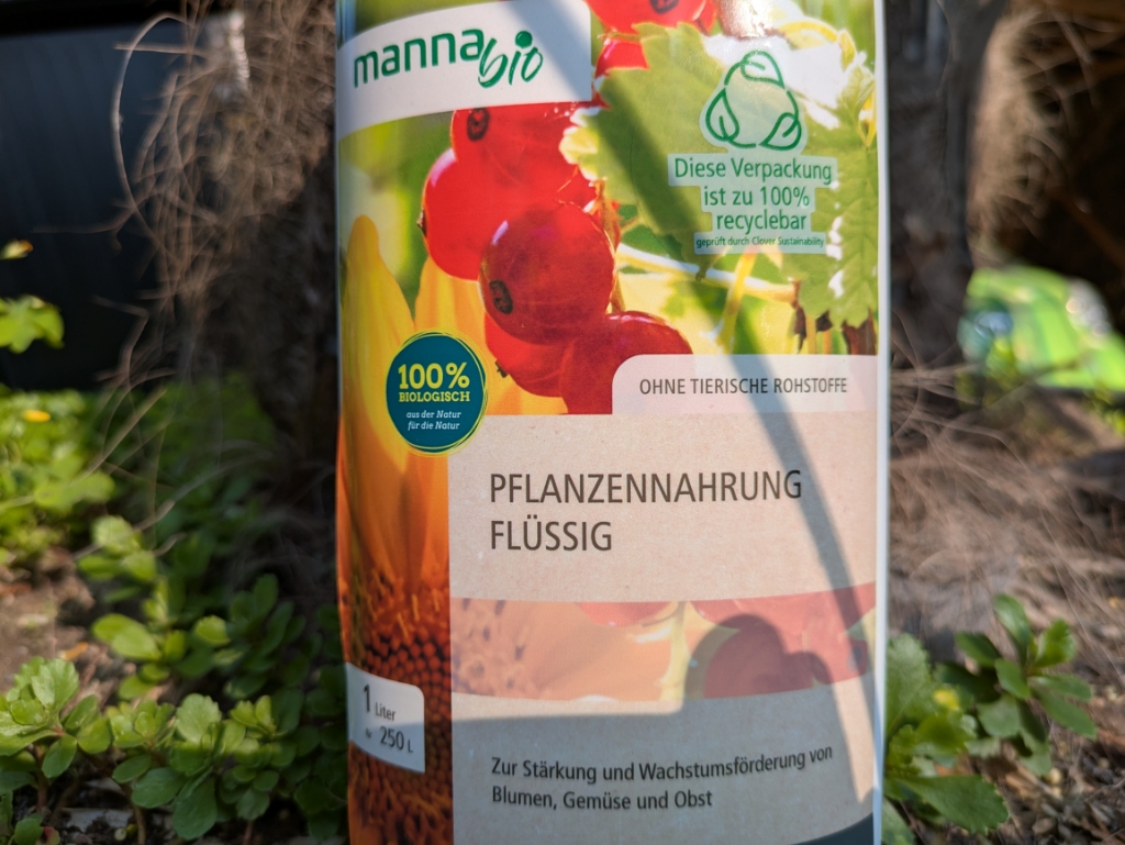 Bio Pflanzennahrung, Flüssigdünger